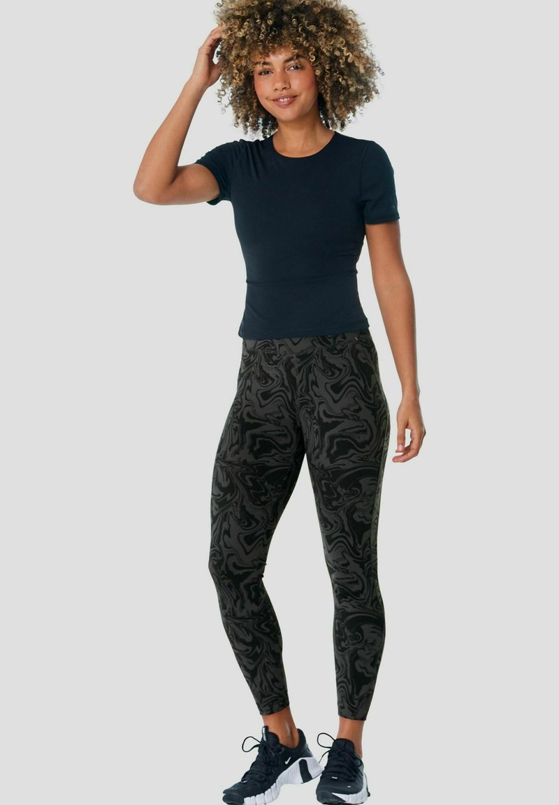 Next SUPERSOFT EVERYDAY - Legingi — bikses - monochrome