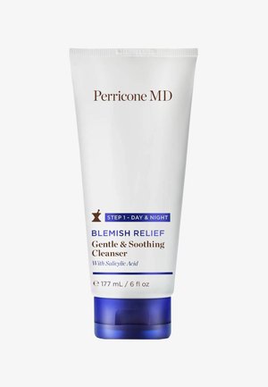 Perricone MD Blemish Relief Gentle & Soothing Cleanser con Acido Salicilico, 177 mL, per uso diurno e notturno.