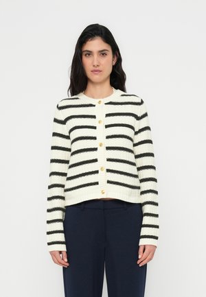VITRUT O NECK CARDIGAN - Cardigan - cloud dancer