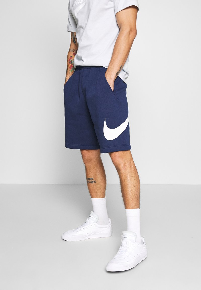 Nike Sportswear SPORTSWEAR CLUB - Treniņtērpa apakšdaļas - midnight navy/white