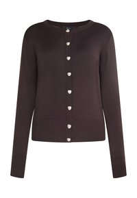 MINYA - Strickjacke - dunkelbraun