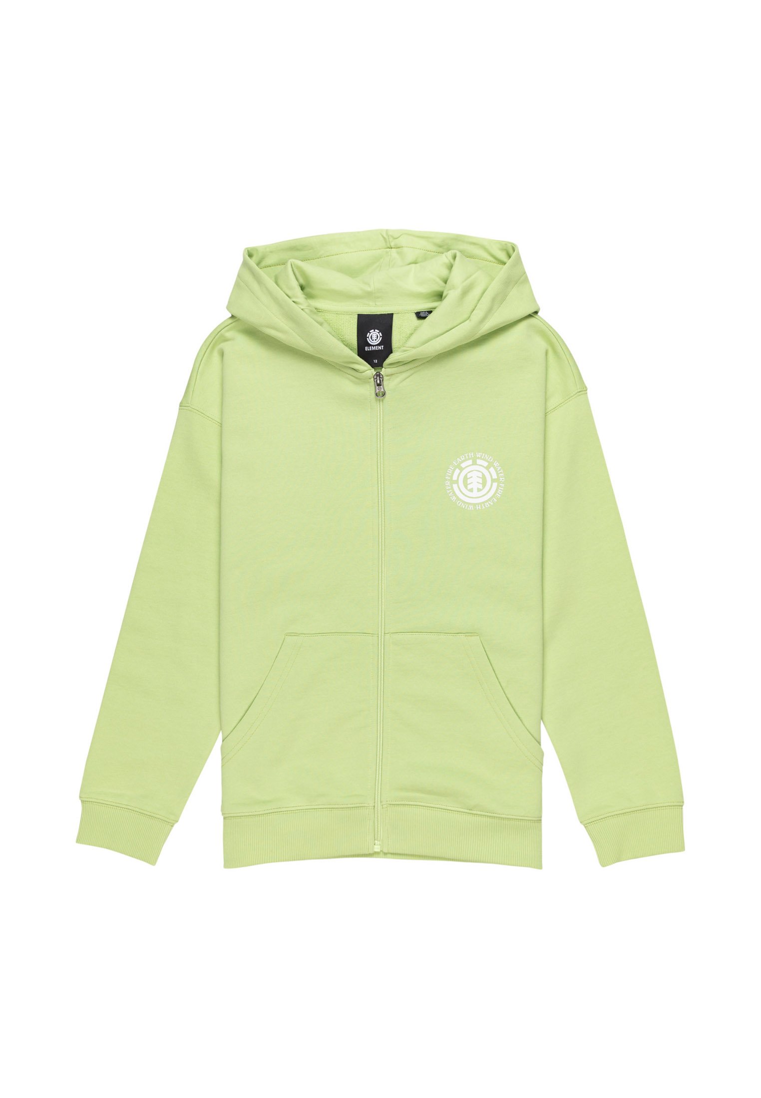 Element Sweater met rits green/groen