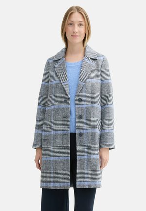 TOM TAILOR KARIERTER - Manteau court - navy blue check