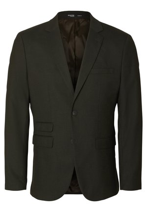 Selected, Woven Wool Blend - Veste de costume - dark green