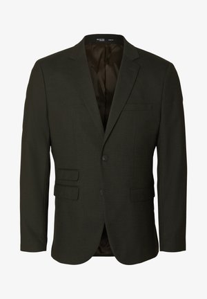 Selected, Woven Wool Blend - Veste de costume - dark green