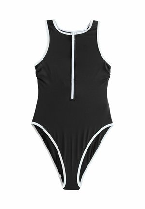 TALL FIT-NECK WITH ZIP - Badeanzug - monochrome