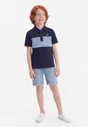 Lacoste, CHEST STRIPE - Poloshirts - marine