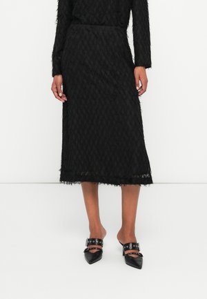 RUSANA - Jupe longue - black