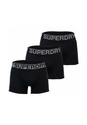 Superdry & Co Kurze Boxershorts - schwarz grau