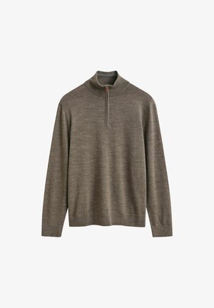 GANT, Strickpullover - dk hazelnut melange