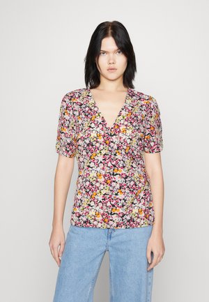 Pieces PCBRINA WRAP - Μπλούζα - pink