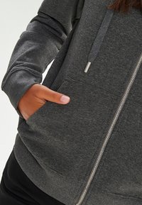 ONLY Zip-up sweatshirt - dark grey