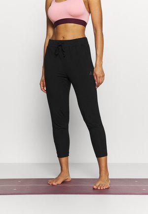 7/8 PANTS - Joggebukse - black