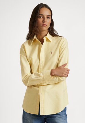 THE ICONIC CLASSIC FIT OXFORD SHIRT - Skjortebluse - wicket yellow
