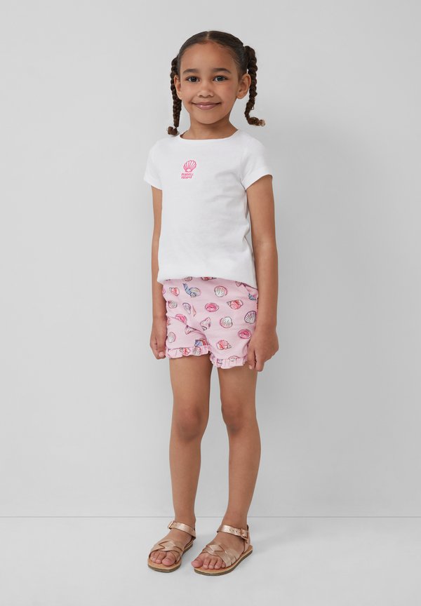 MIT RÜSCHEN UND ELASTIKBUND - Jogginghose - zartrosa