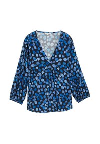 Non selezionato, blue heart print