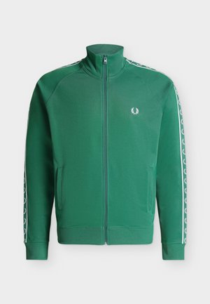 Fred Perry, CONTRAST TAPE  - Sweat zippé - sport green