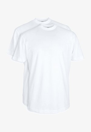 Suitable SUITABLE T-SHIRT WEISS HOHER O-AUSSCHNITT OBRA 2ER-PACK. - T-shirt basic - white