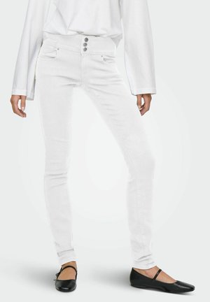 ONLY ONLRAIN ANEMONE BUT BOX - Jeans Slim Fit - white