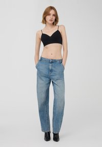 Terranova CON FRANGE E STRASS - Top - nero