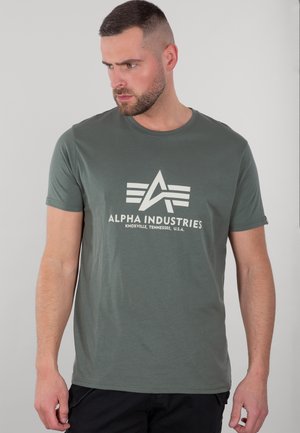 Alpha Industries T-shirt con stampa - vintage green