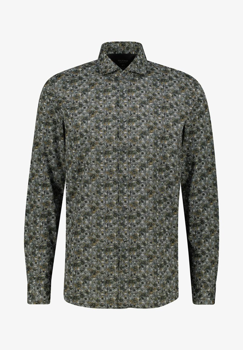 OLYMP BODY FIT LANGARM - Shirt - oliv