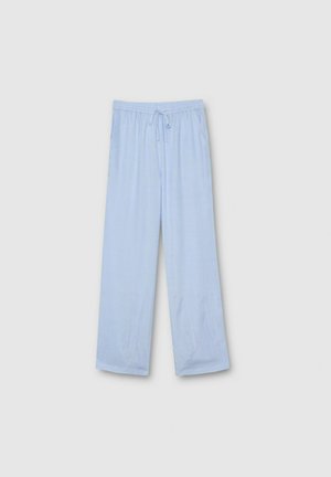 INSIDE, PANTALÓN FLUIDO TIRO ALTO - Pantalones - azul