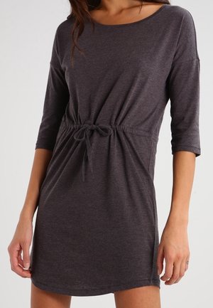 Robe en jersey - mottled dark grey