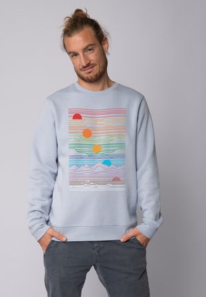 SUN AND MOON - Sweatshirt - serene blue
