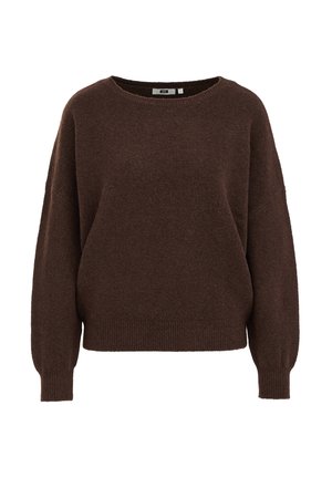 WE Fashion, Pullover - dark brown
