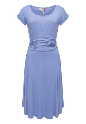 YVONE SOLID - Jersey dress - blue