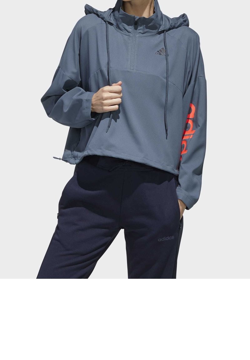 adidas Performance Veste coupe-vent - blue
