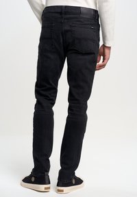 Big Star TERRY TAPERED - Slim fit -farkut - graphite