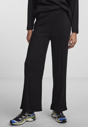 PCMOLLY PANTS - Trousers - black