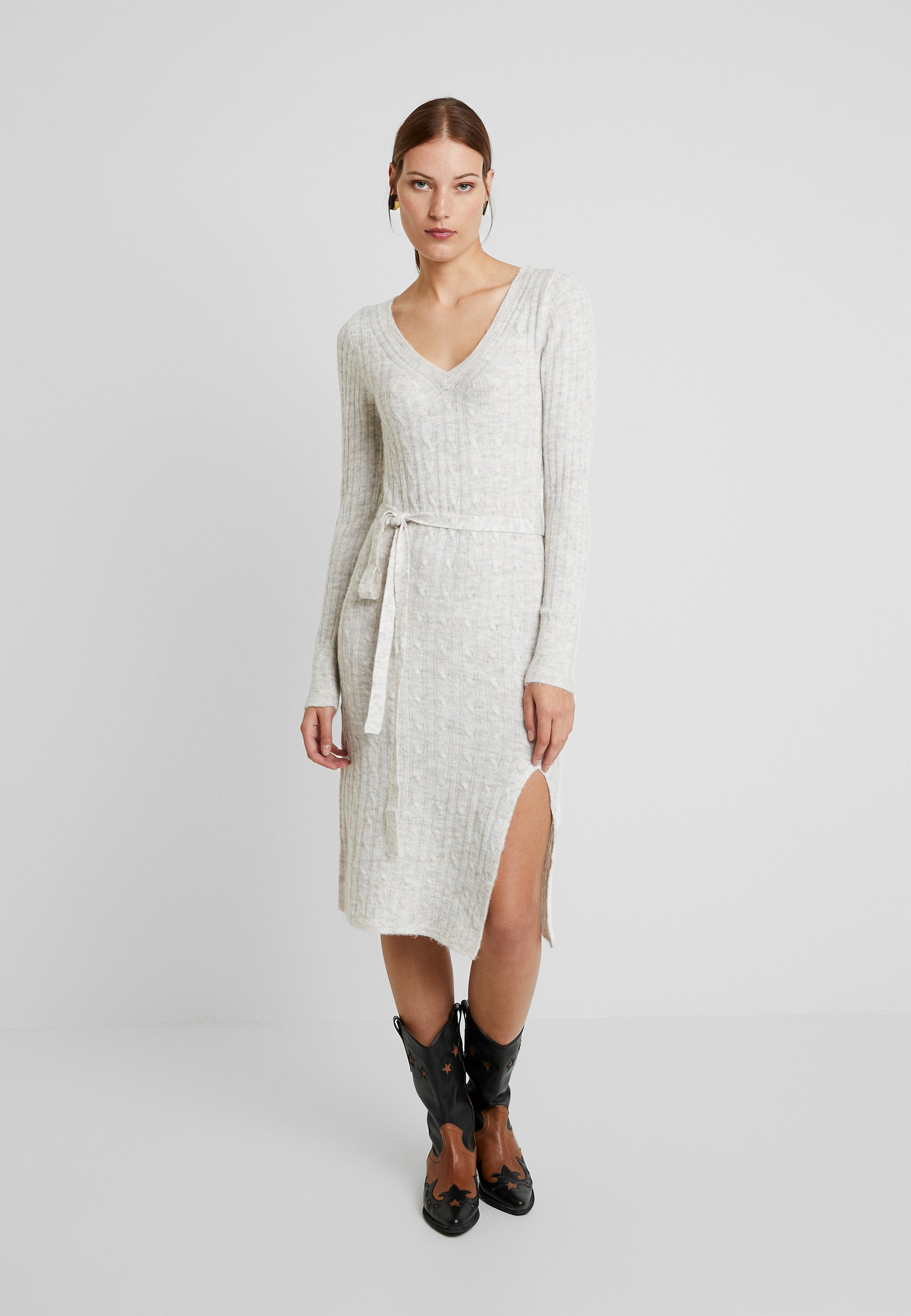 jumper dress with side slits