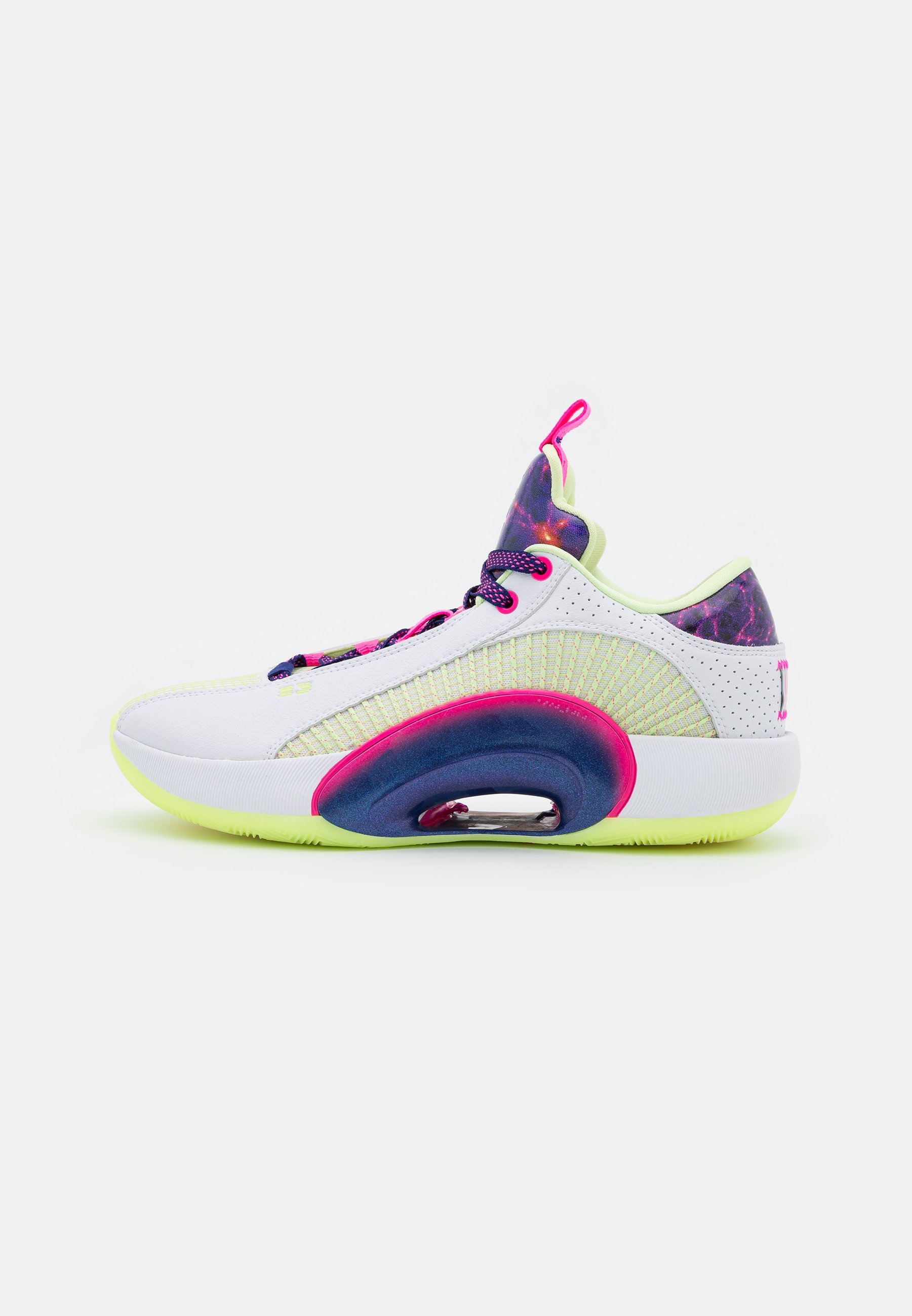 Jordan AIR XXXV LOW - Basketbalschoenen - white/multicolor/deep royal  blue/wit - Zalando.nl