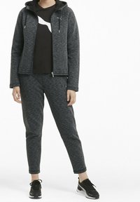 Puma Sudadera con cremallera - mottled black