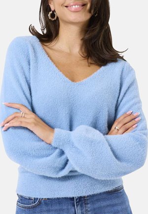 Fleece jumper - faded denim