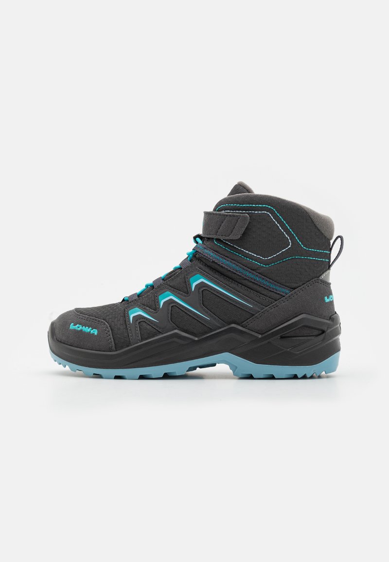 Lowa MADDOX WARM GTX MID UNISEX - Snowboot/Winterstiefel - graphite/aquamarine