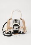 BDIEGO - Borsa a mano - cream/black/silver-coloured