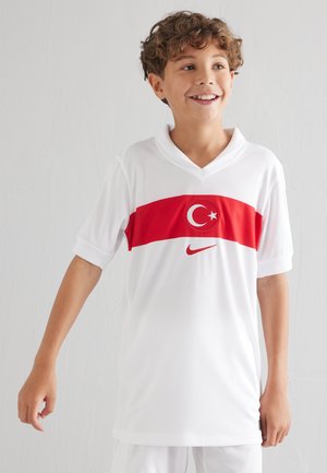 Nike Performance TURKIYE STADIUM HOME UNISEX - Nationalmannschaft - white/sport red