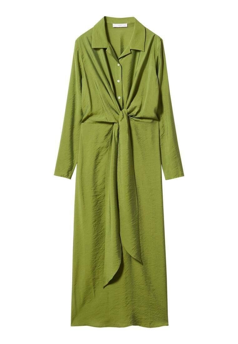 Mango Shirt dress - green - (Pre-owned) - Zalando.ie