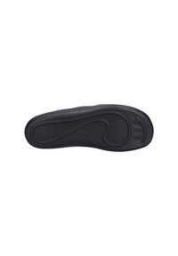 Sottopiede nero con superficie texturizzata, forma contornata e sottile motivo a onda lungo il bordo per comfort e supporto.