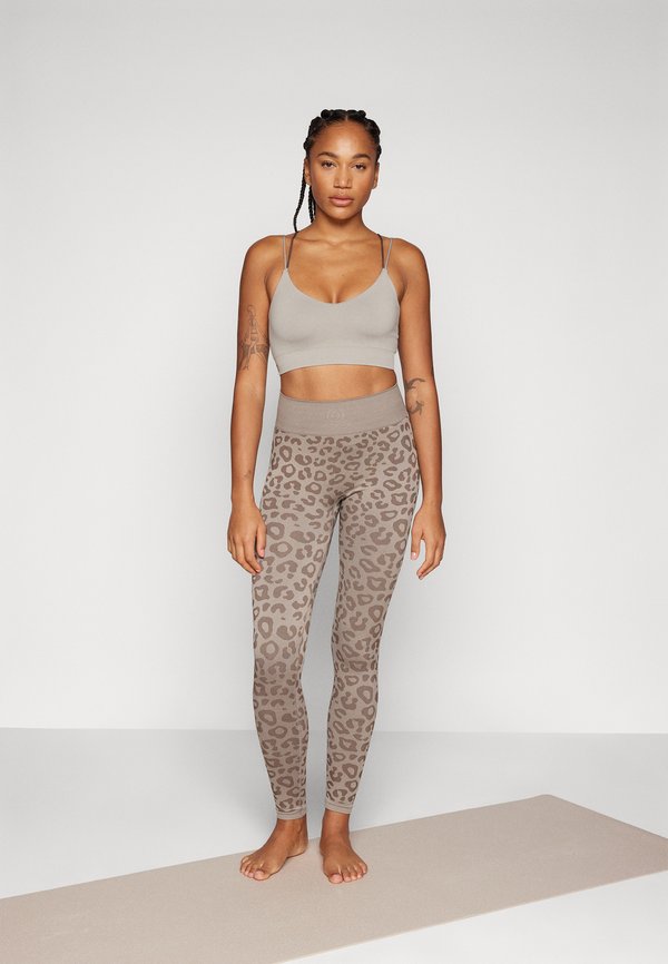 BIDAIA - Leggings - cacao4