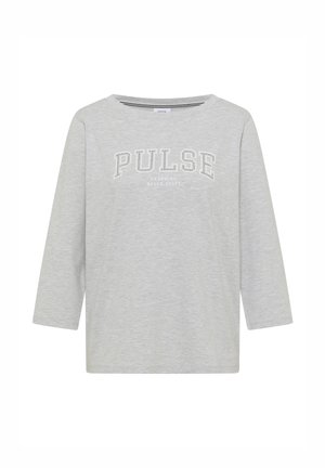 Cecil, 3/4-ARM SHIRT MIT BOAT NECK UND PRINT - Camiseta de manga larga - light grey melange