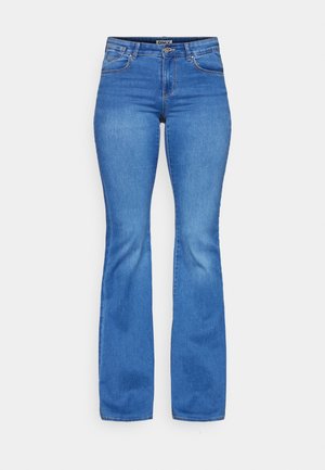 ONLY ONLREESE RETRO - Flared Jeans - light medium blue denim