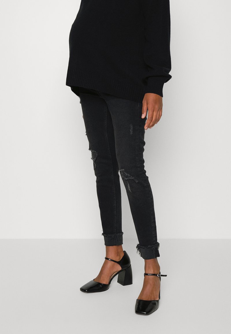 River Island Maternity Jeans Skinny Fit black/schwarz Zalando.ch