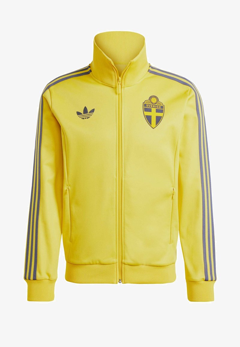 Adidas originals woven jacket yellow Clearance