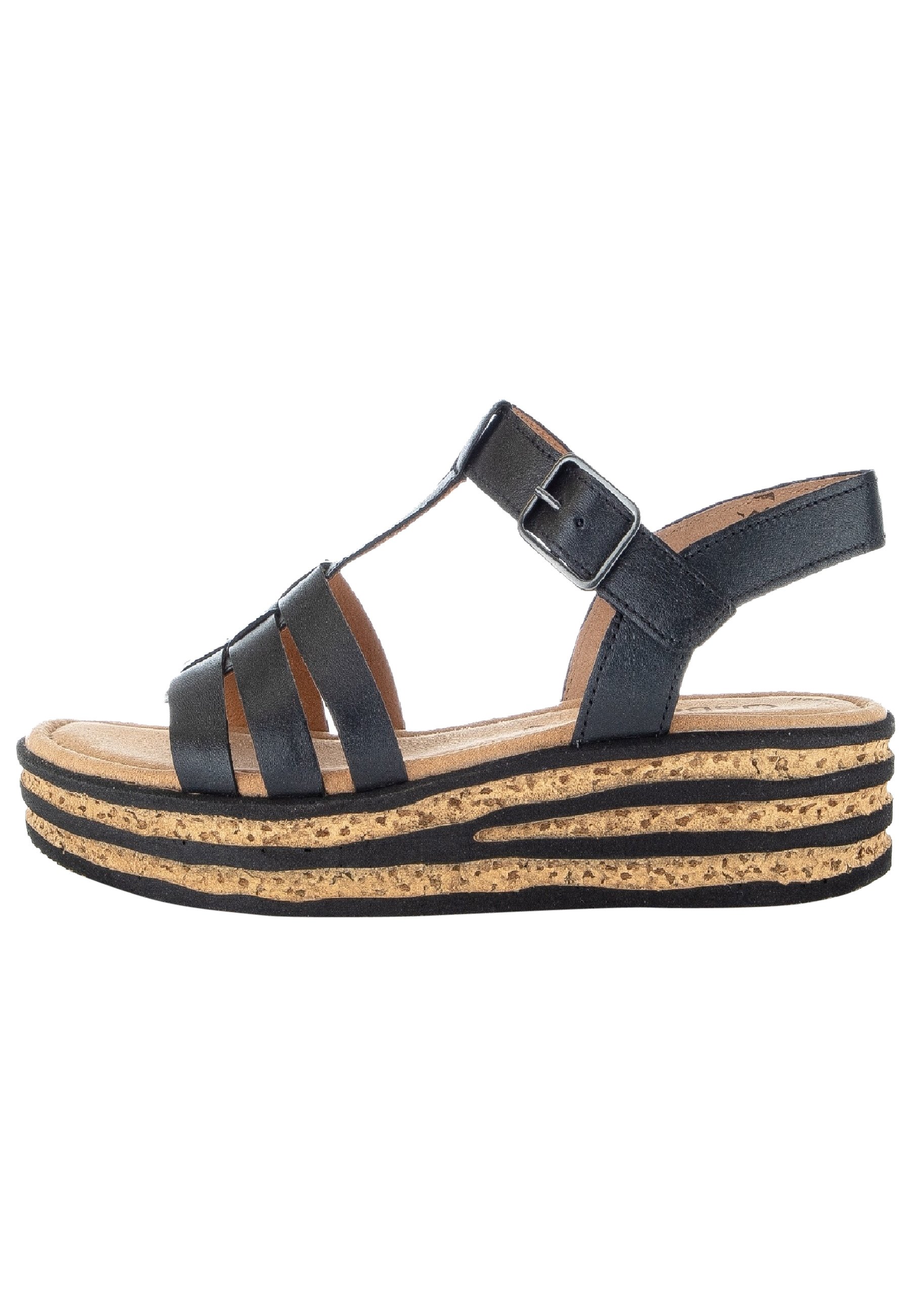 Gabor Sandalen met plateauzool - schwarz/zwart - Zalando.nl