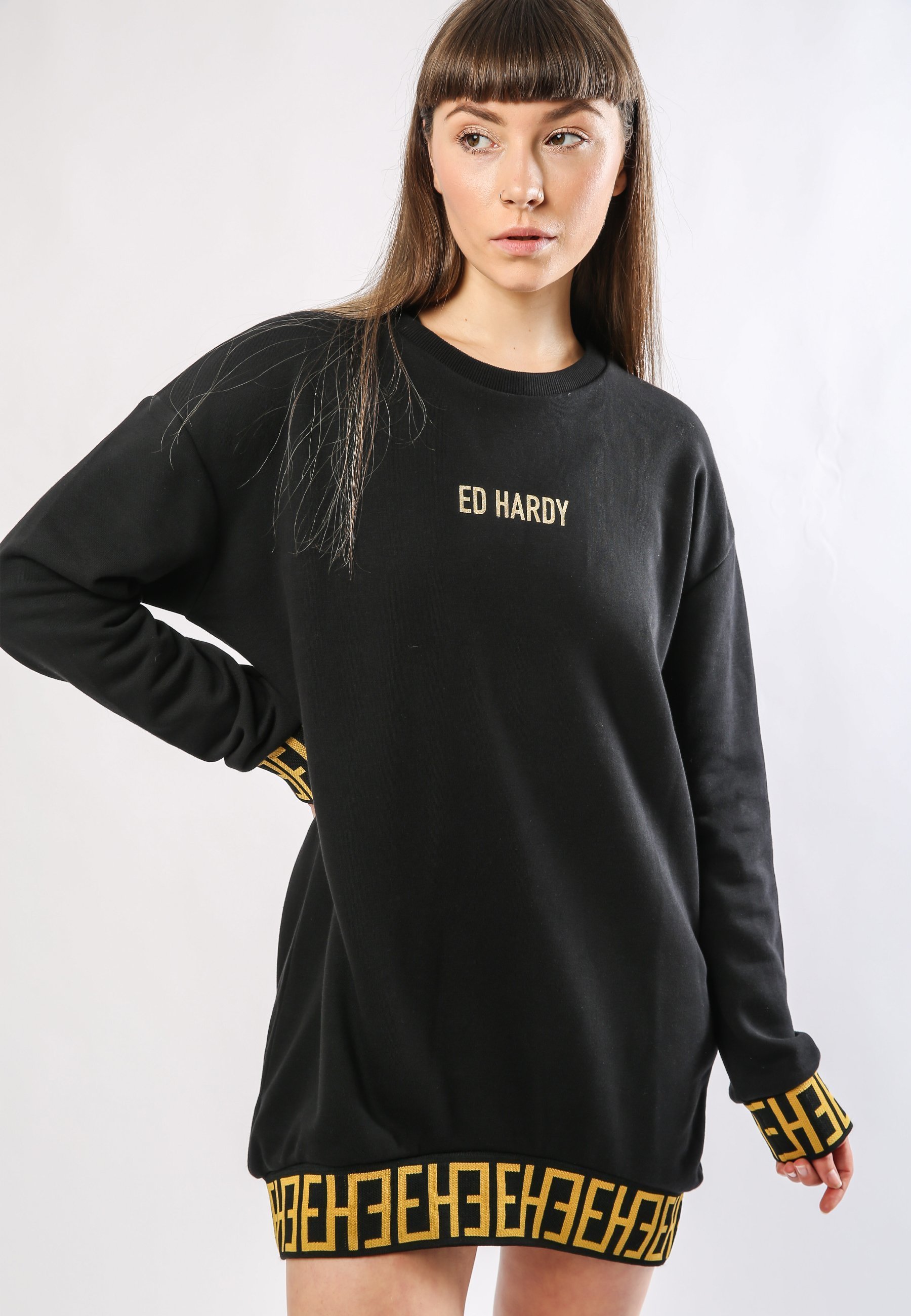 Ed Hardy BIG-TOUR SWEATER DRESS 